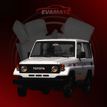 Коврики в салон EVAMATS для Toyota Land Cruiser J70 1984-2007 года выпуска внедорожника 3 двери