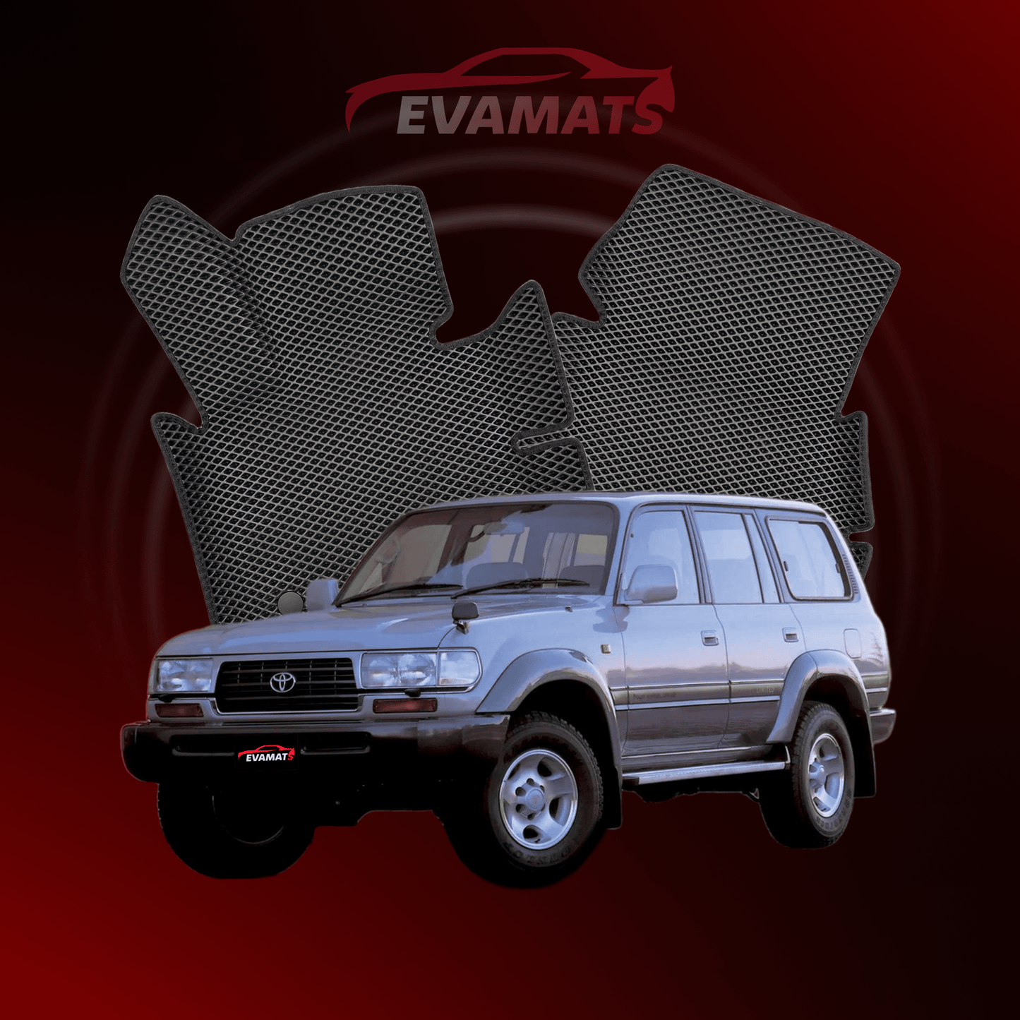 Автомобільні килимки EVAMATS для Toyota Land Cruiser J80 1989-1997 р. позашляховик 5 дв.