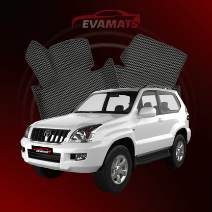 Автомобільні килимки EVAMATS для Toyota Land Cruiser Prado J120 3 gen 2002-2009 р.в. 3 дв.