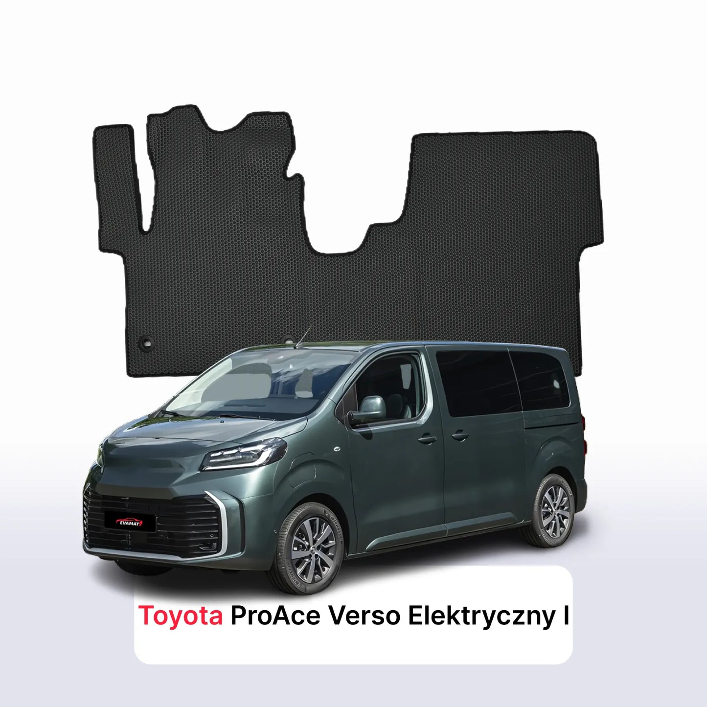 EVA Dywaniki samochodowe od EVA MATS 3D do Toyota ProAce Verso Elektryczny 2021-2028 rok MINIVAN