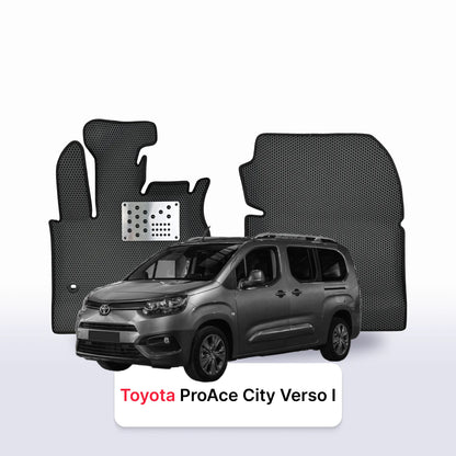 EVA Dywaniki samochodowe od EVA MATS 3D do Toyota ProAce City Verso 2019-2028 rok LONG MINIVAN