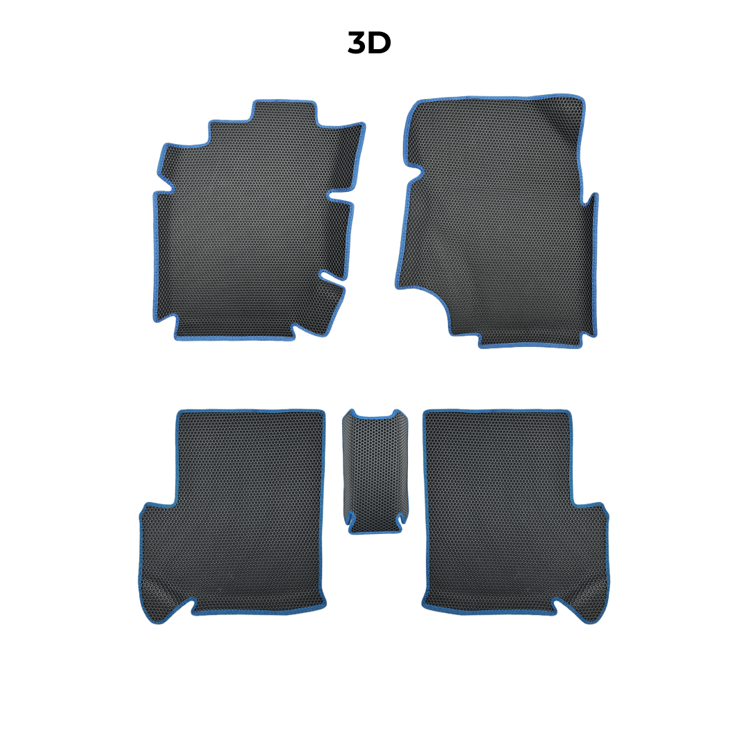 EVA Dywaniki samochodowe od EVA MATS 3D do Jeep Wrangler(JK) 3 gen 2006-2018 rok Pickup BENZYNA