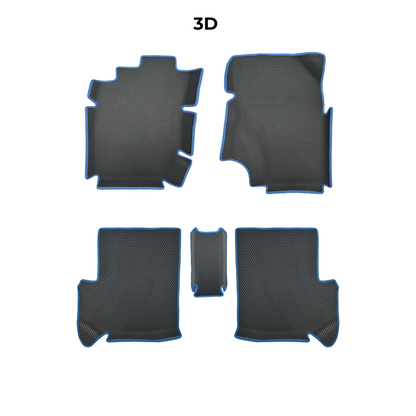 EVA Dywaniki samochodowe od EVA MATS 3D do Jeep Wrangler(JK) 3 gen 2006-2018 rok Pickup BENZYNA