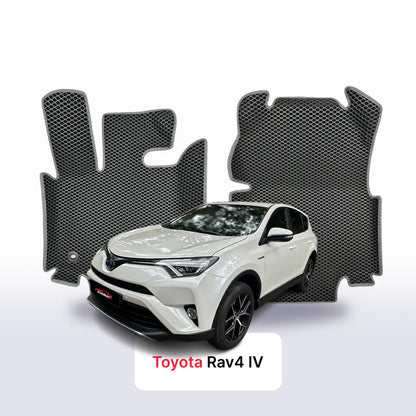 EVA Dywaniki samochodowe od EVA MATS 3D do Toyota Rav 4 (XA40) przedlift 4 gen 2016-2018 rok SUV 5 drzwi BENZYNA przedlift + Podpiętka EVAMATS