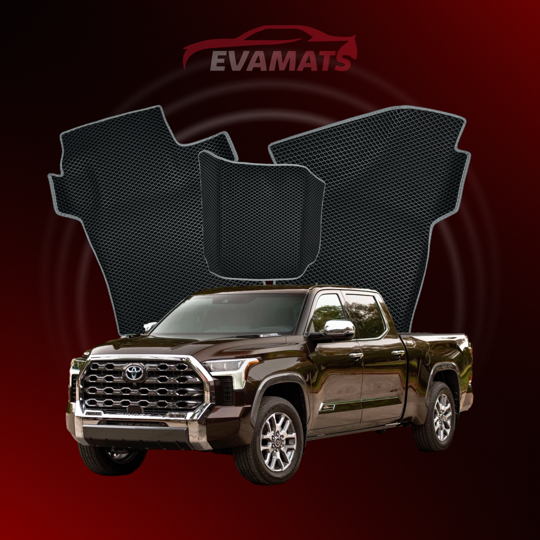 Dywaniki samochodowe EVAMATS do Toyota Tundra 3 gen 2021-2024 rok PICK-UP podwójna kabina LONG