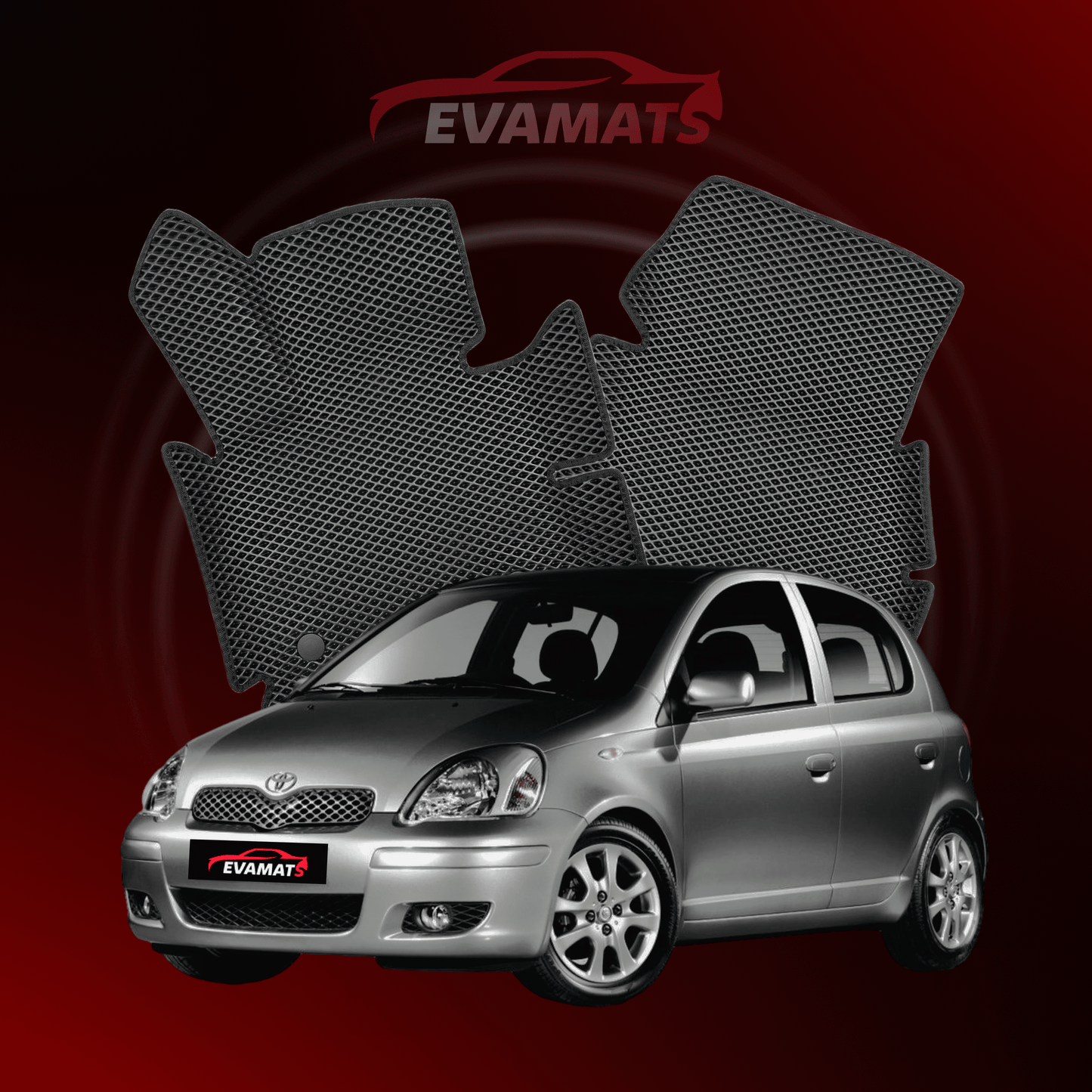 Автоковрики EVAMATS для Toyota Yaris 1-го покоління 1999-2005 р.в. ХЕТЧБЕК 5 дв.