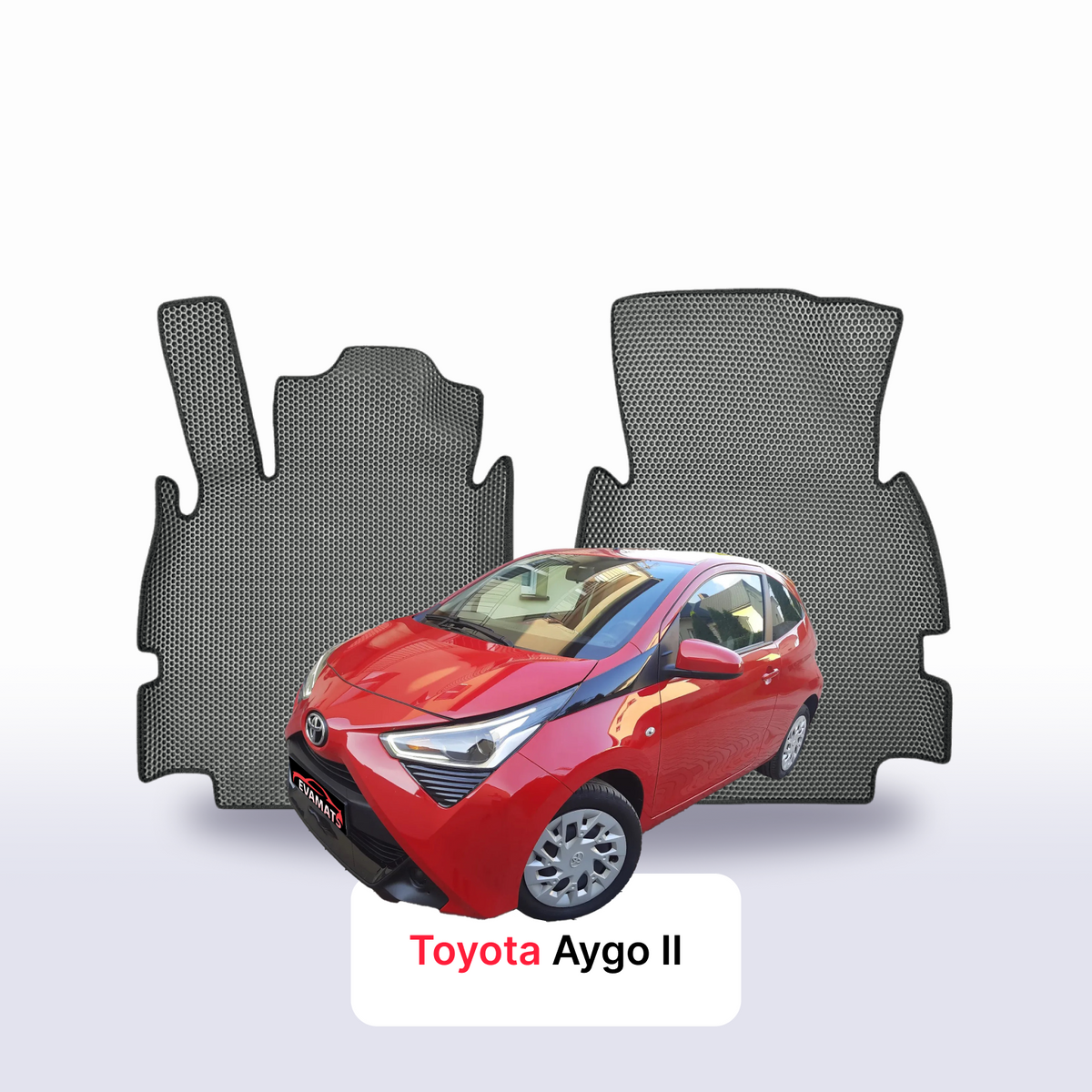 Custom-Fit 3D EVA Car Mats for Toyota Aygo II gen 2014–2023 year Hatchback 3-door