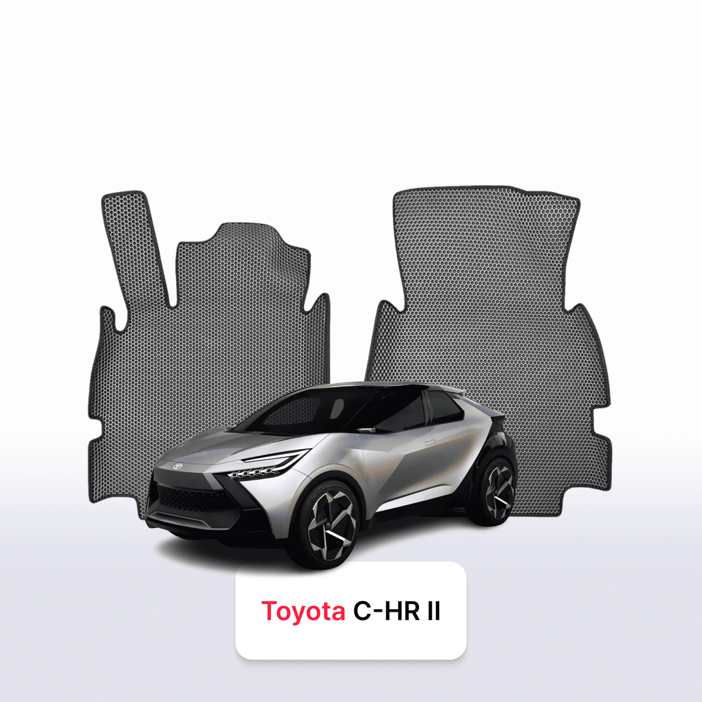 EVA Dywaniki samochodowe od EVA MATS 3D do Toyota C-HR 2 gen 2023-2027 rok SUV PHEV + Podpiętka EVAMATS
