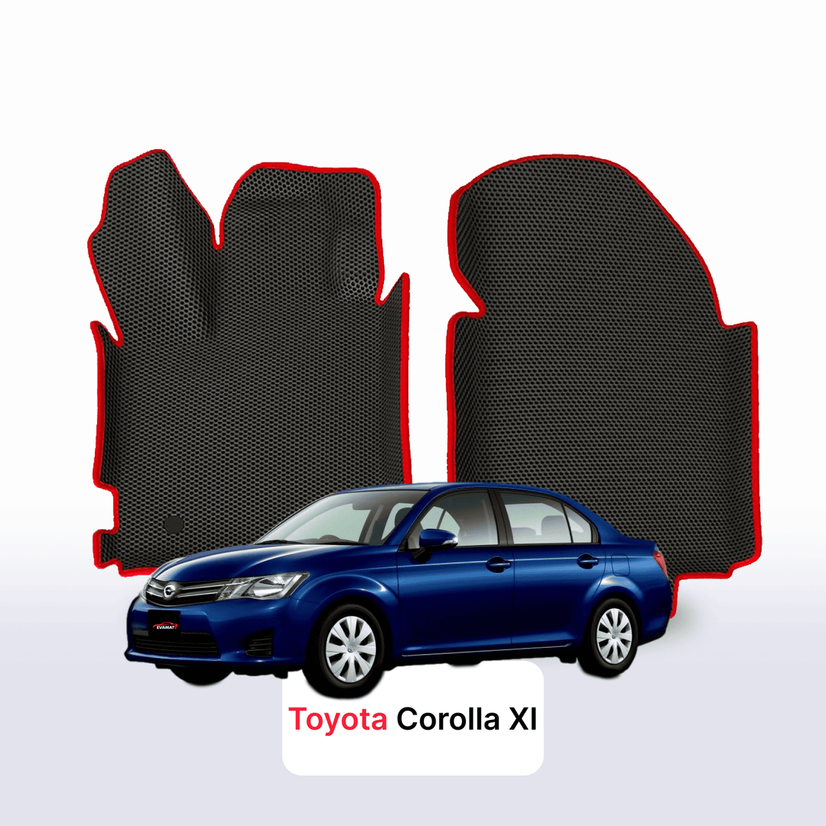 EVA Dywaniki samochodowe od EVA MATS 3D do Toyota Corolla 11 gen 2013-2019 rok SEDAN BENZYNA + Podpiętka EVAMATS
