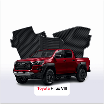 EVA Dywaniki samochodowe od EVA MATS 3D do Toyota Hilux GR Sport 8 gen 2015-2027 rok Pickup DIESEL