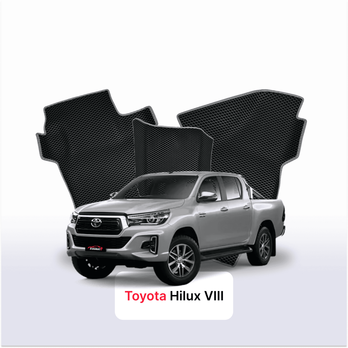 EVA Dywaniki samochodowe od EVA MATS 3D do Toyota Hilux 8 gen 2015-2026 rok Pickup BENZYNA