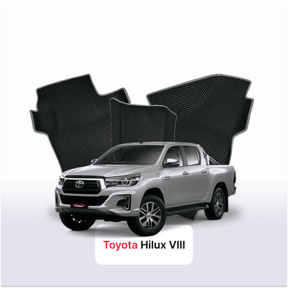 EVA Dywaniki samochodowe od EVA MATS 3D do Toyota Hilux 8 gen 2015-2026 rok Pickup BENZYNA