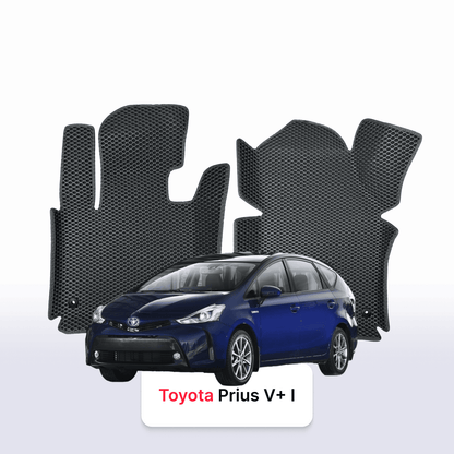 Автоковрики EVAMATS для Toyota Prius v+ 2 покоління 2014-2023 р.в. МІНІВЕН