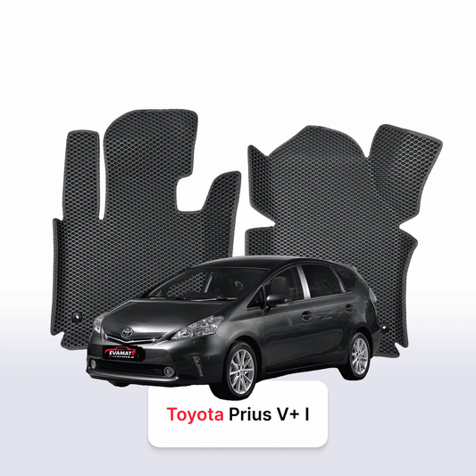 Dywaniki samochodowe 3D EVAMATS do Toyota Prius v+ 1 gen 2011-2014 rok MINIVAN