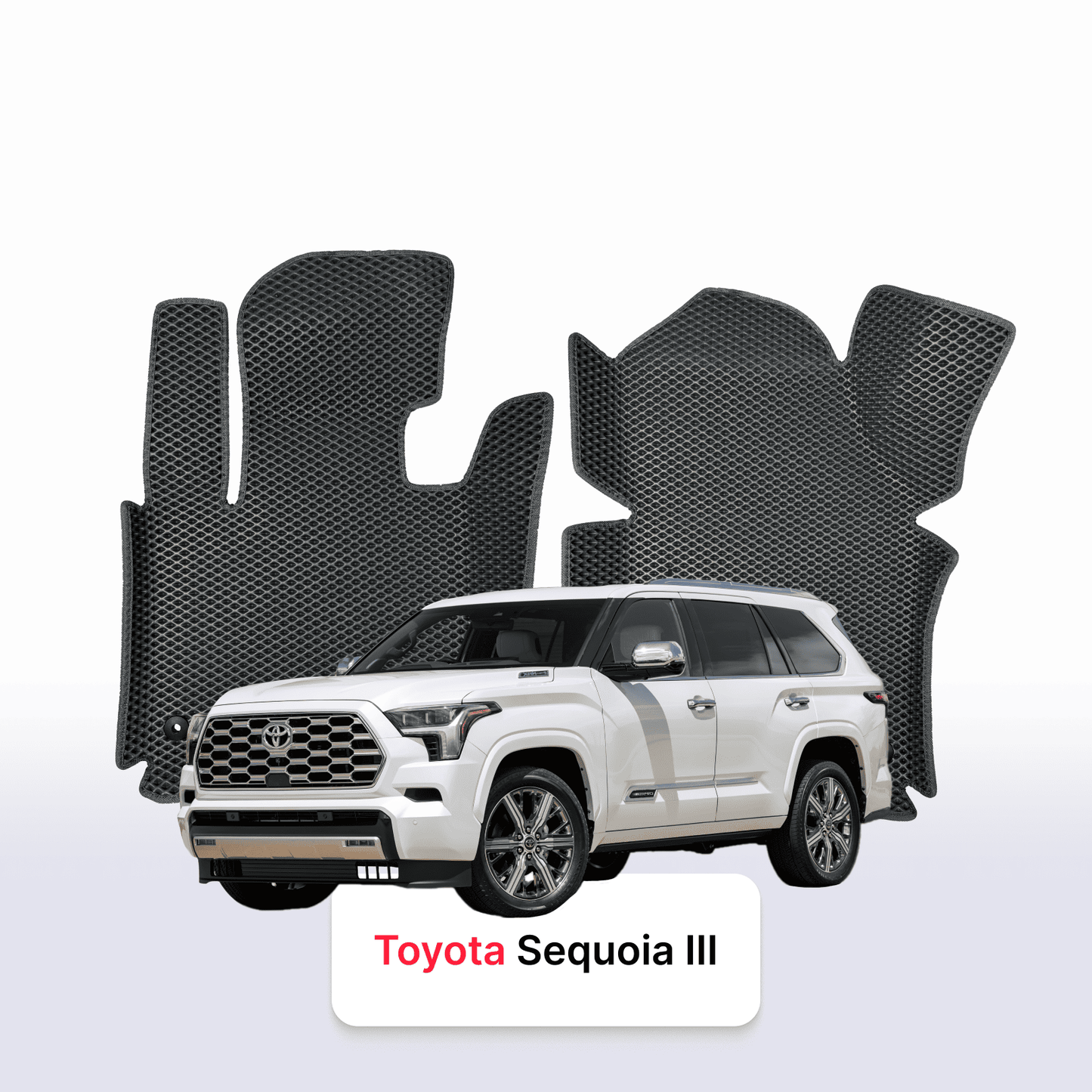 EVA Dywaniki samochodowe od EVA MATS 3D do Toyota Sequoia 3 gen 2022-2024 rok SUV