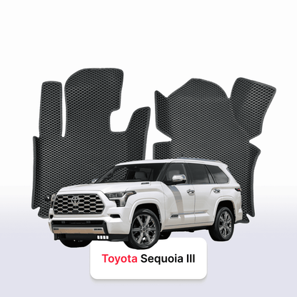 EVA Dywaniki samochodowe od EVA MATS 3D do Toyota Sequoia 3 gen 2022-2024 rok SUV