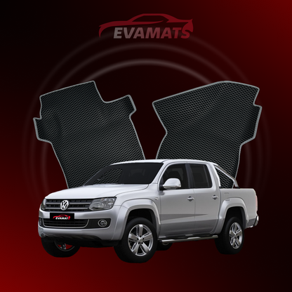 Автоковрики EVAMATS для Volkswagen Amarok I gen 2010-2022 року PICK-UP подвійна кабіна