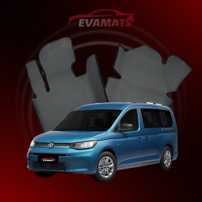 Автоковрики EVAMATS для Volkswagen Caddy Maxi IV покоління 2020-2024 р.в. МІНІВЕН 7-місний