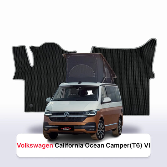Автоковрики EVAMATS для Volkswagen Transporter Caravelle(T6) VI покоління 2015-2023 р.в. МІНІВЕН
