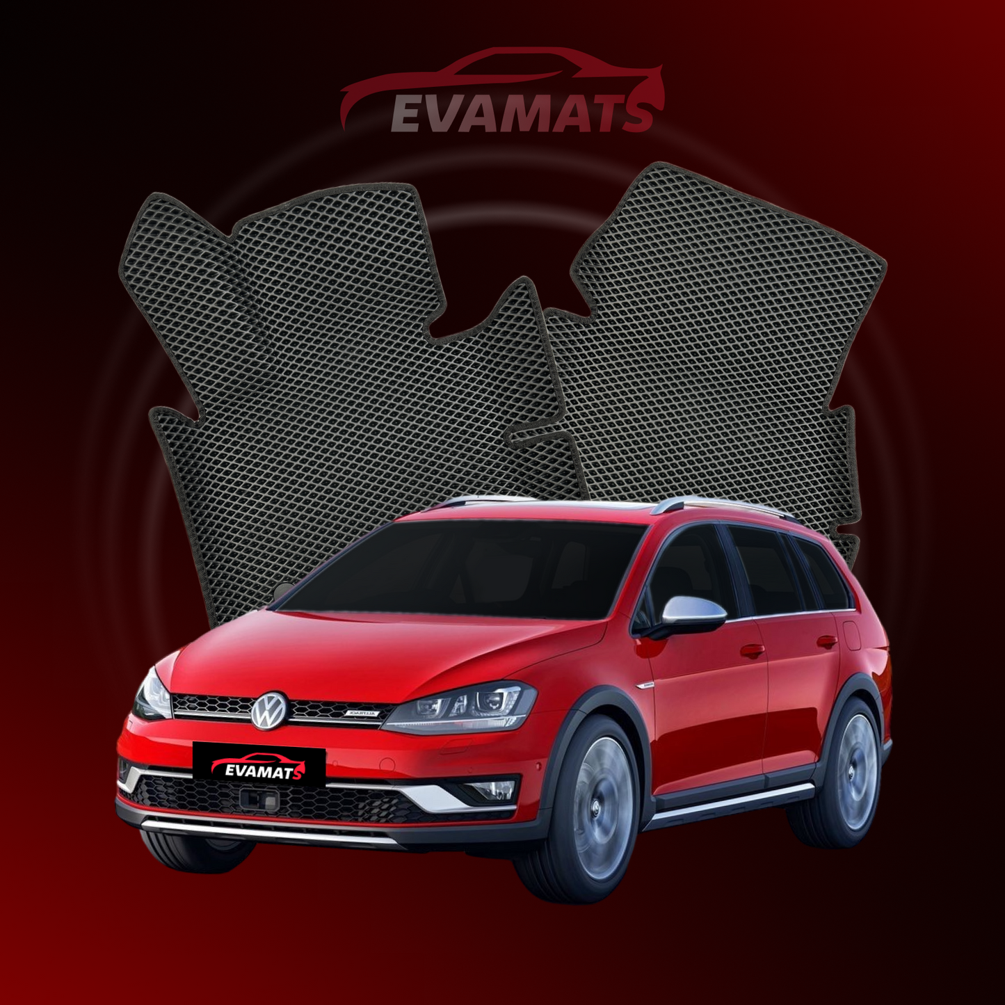 Коврики EVAMATS для Volkswagen Golf(MK7) VII поколения 2012-2020 года выпуска KOMBI