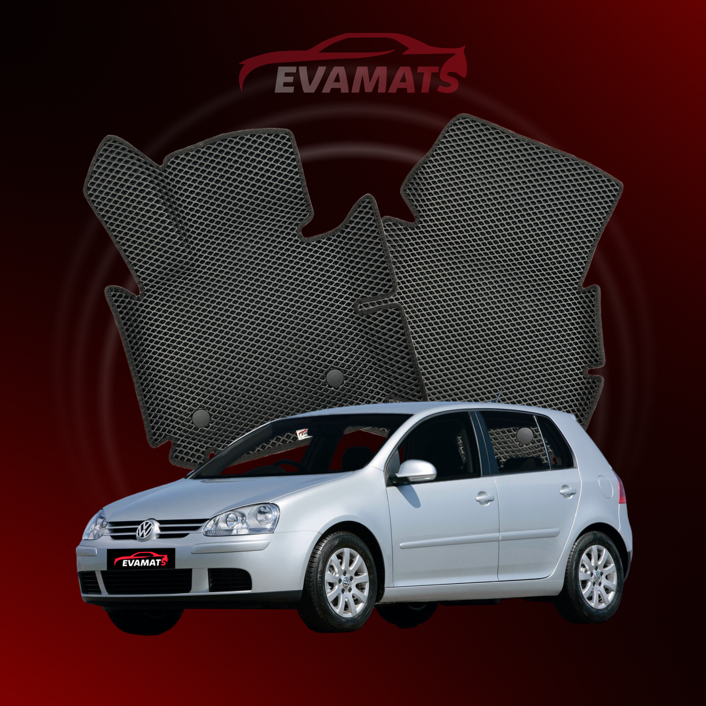 Dywaniki samochodowe EVAMATS do Volkswagen Golf(MK5) V gen 2003-2009 rok HATCHBACK 5 drzwi