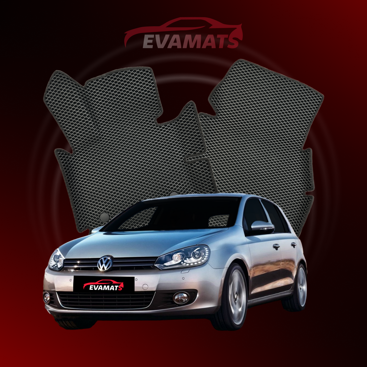 Dywaniki samochodowe EVAMATS do Volkswagen Golf (MK6) VI gen 2008-2012 rok HATCHBACK 5 drzwi