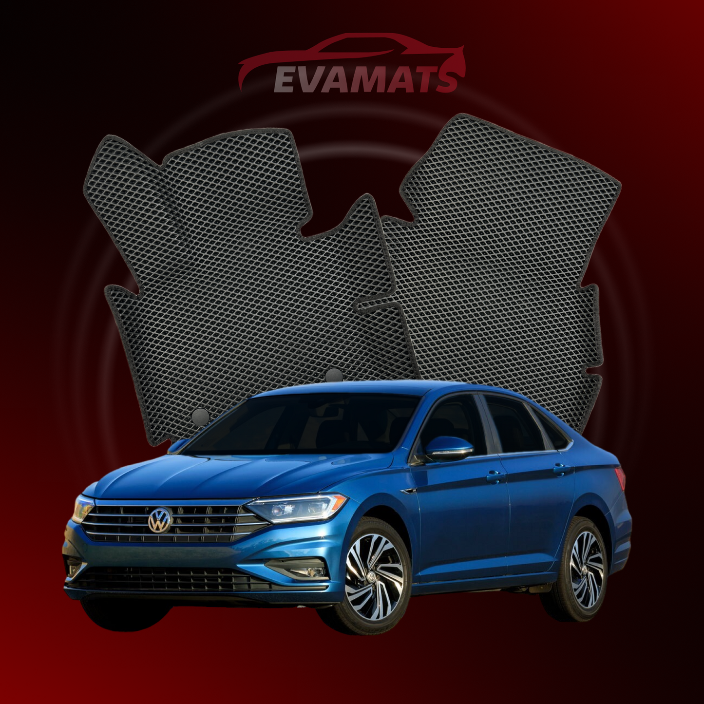 Dywaniki samochodowe EVAMATS do Volkswagen Jetta VII gen 2018-2025 rok SEDAN