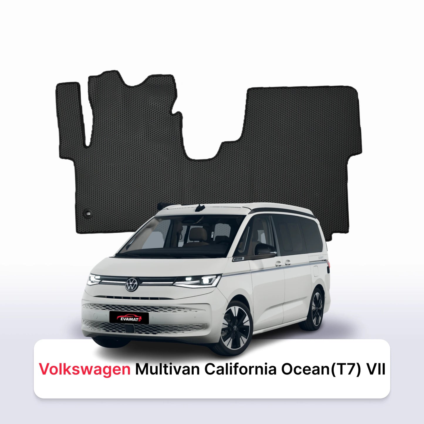 Автоковрики EVAMATS для Volkswagen Multivan(T7) VII покоління 2021-2025 р.в. МІНІВЕН