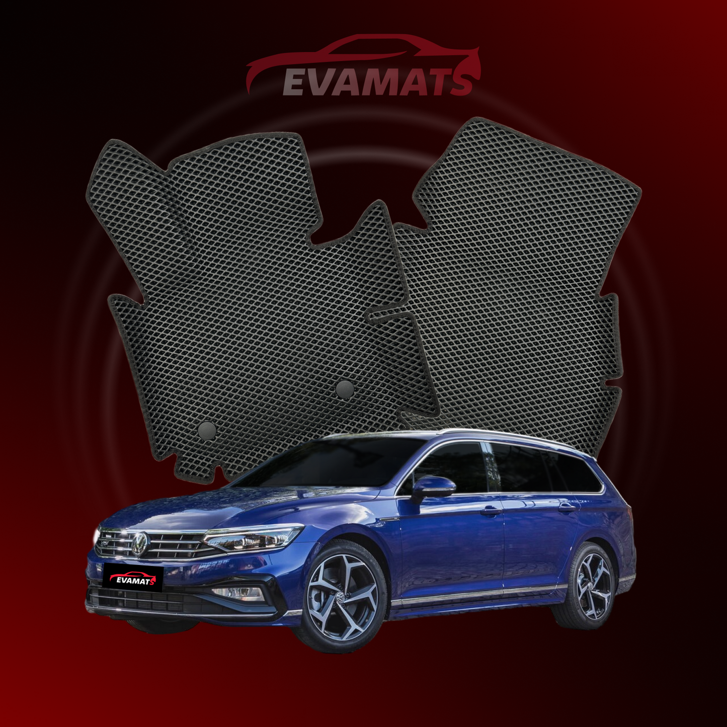 Dywaniki samochodowe EVAMATS do Volkswagen Passat(B8) VIII gen 2014-2023 rok KOMBI