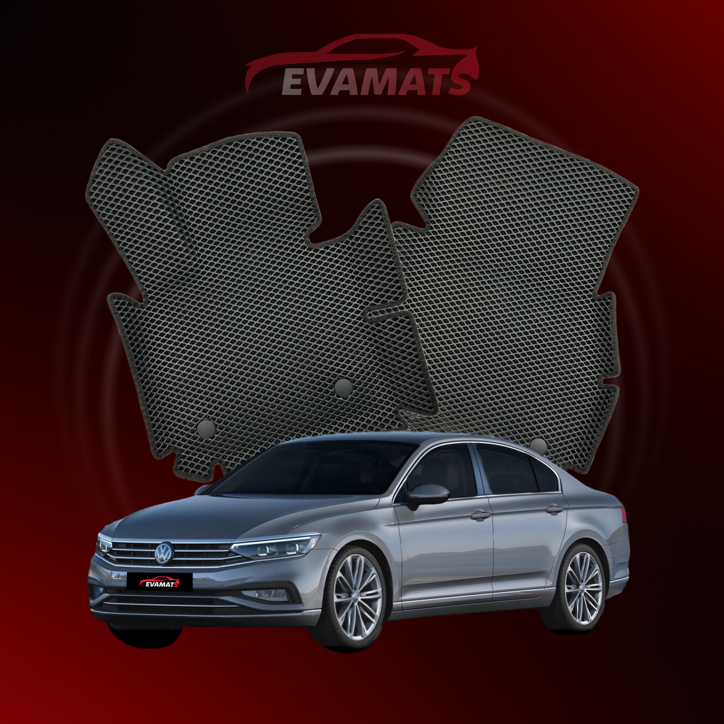 Коврики EVAMATS для Volkswagen Passat(B8) VIII поколение СЕДАН 2014-2023 гг.