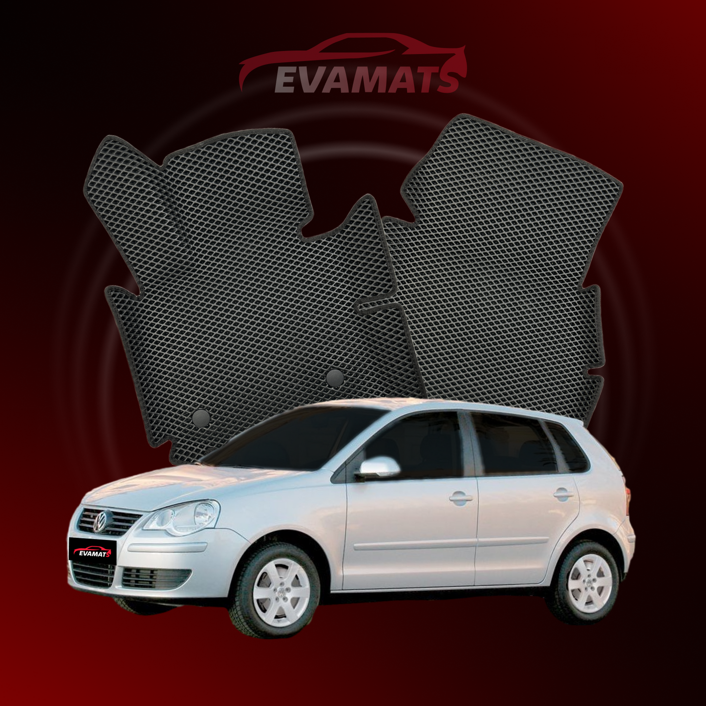 Автоковрики EVAMATS для Volkswagen Polo (MK4) IV покоління 2001-2009 р.в. ХЕТЧБЕК 5 дв.