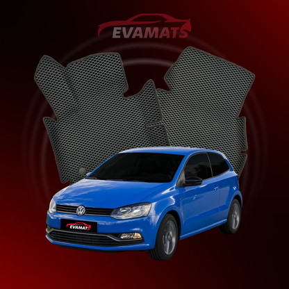 Dywaniki samochodowe EVAMATS do Volkswagen Polo(MK5) V gen 2009-2017 rok HATCHBACK 3 dzwi