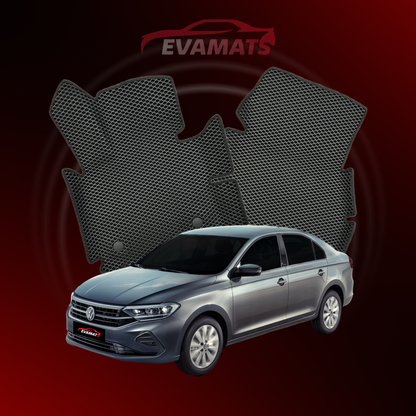 Dywaniki samochodowe EVAMATS do Volkswagen Volkswagen Polo(MK6) VI gen 2020-2025 rok LIFTBACK 5 dzwi