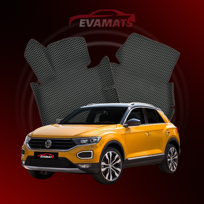 Dywaniki samochodowe EVAMATS do Volkswagen T-Roc I gen 2017-2025 rok SUV