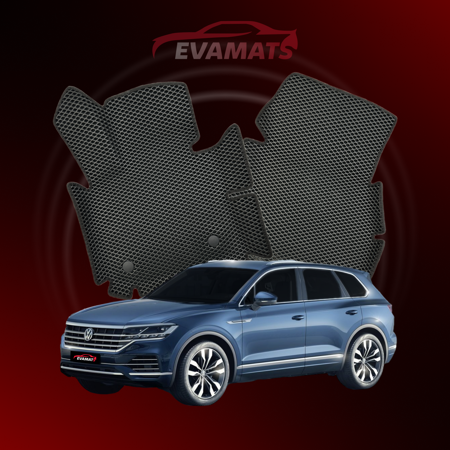 Dywaniki samochodowe EVAMATS do Volkswagen Touareg III gen 2018-2025 rok SUV