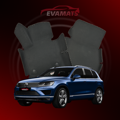 Dywaniki samochodowe EVAMATS do Volkswagen Touareg II gen 2010-2018 rok SUV