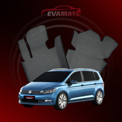 Автоковрики EVAMATS для Volkswagen Touran III покоління 2015-2025 р.в. МІНІВЕН