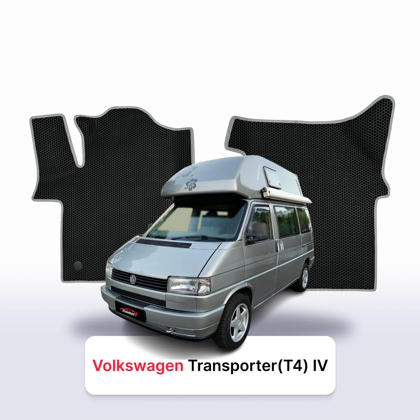 Коврики EVAMATS для Volkswagen Transporter Caravelle(T6) VI поколение 2015-2023 года МИНИВЭН