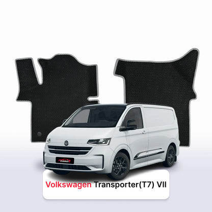 Автоковрики EVAMATS для Volkswagen Transporter Caravelle(T6) VI покоління 2015-2023 р.в. МІНІВЕН