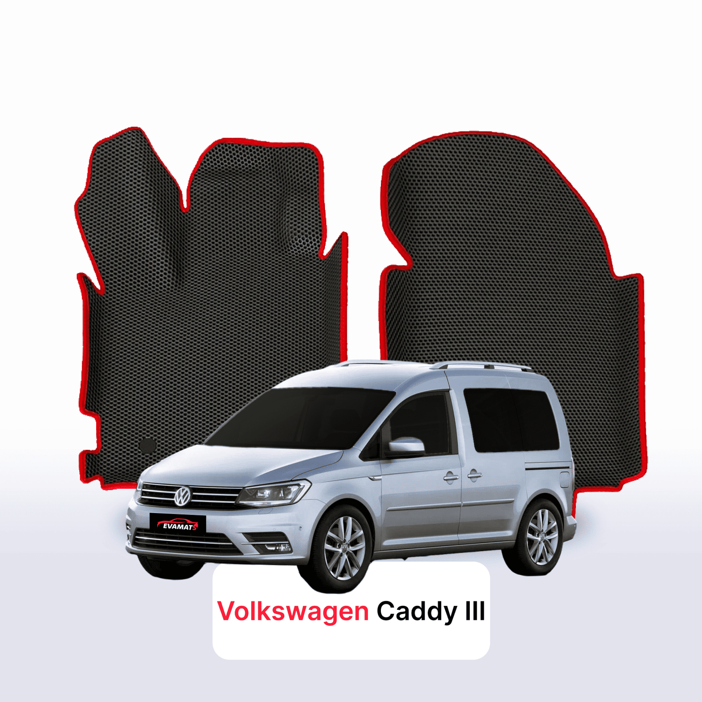 EVA Dywaniki samochodowe od EVA MATS 3D do Volkswagen Caddy Maxi III gen 2003-2021 rok Minivan DIESEL