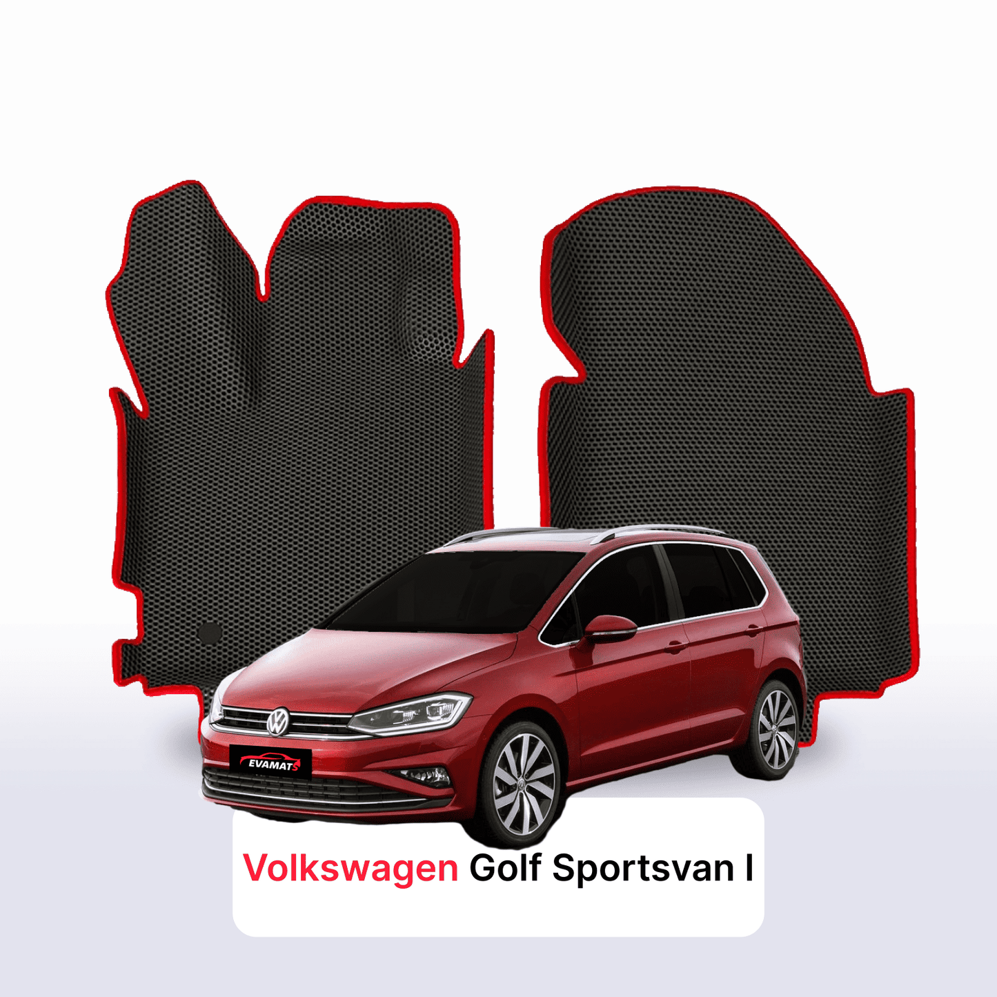 EVA Dywaniki samochodowe od EVA MATS 3D do Volkswagen Golf Sportsvan I gen 2014-2020 rok Minivan BENZYNA