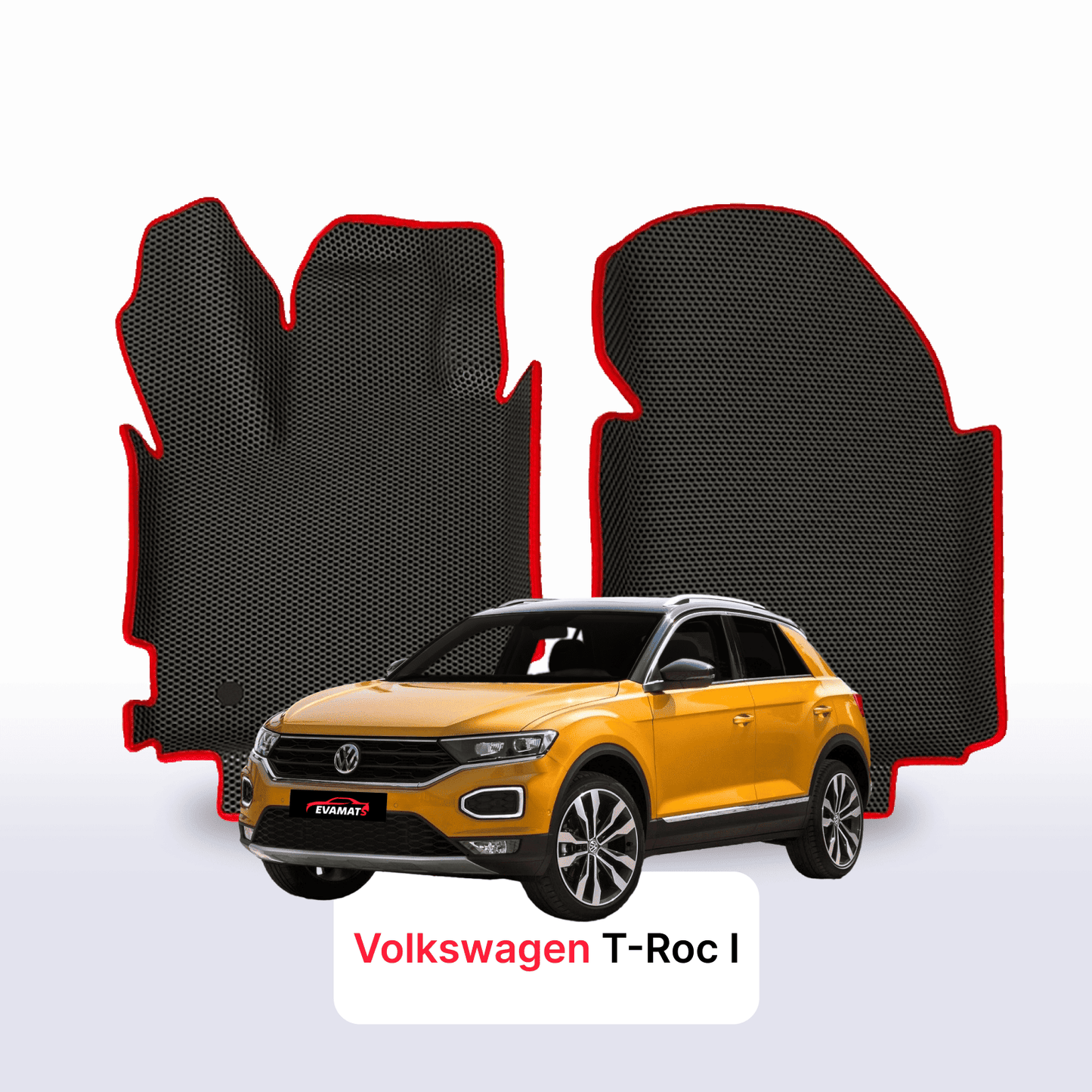EVA Dywaniki samochodowe od EVA MATS 3D do Volkswagen T-Roc I gen 2017-2026 rok SUV 5 drzwi BENZYNA
