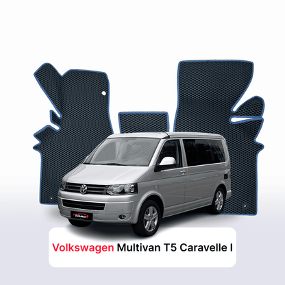 Dywaniki samochodowe 3D EVAMATS do Volkswagen T5 Caravelle 2003-2015 rok BUS