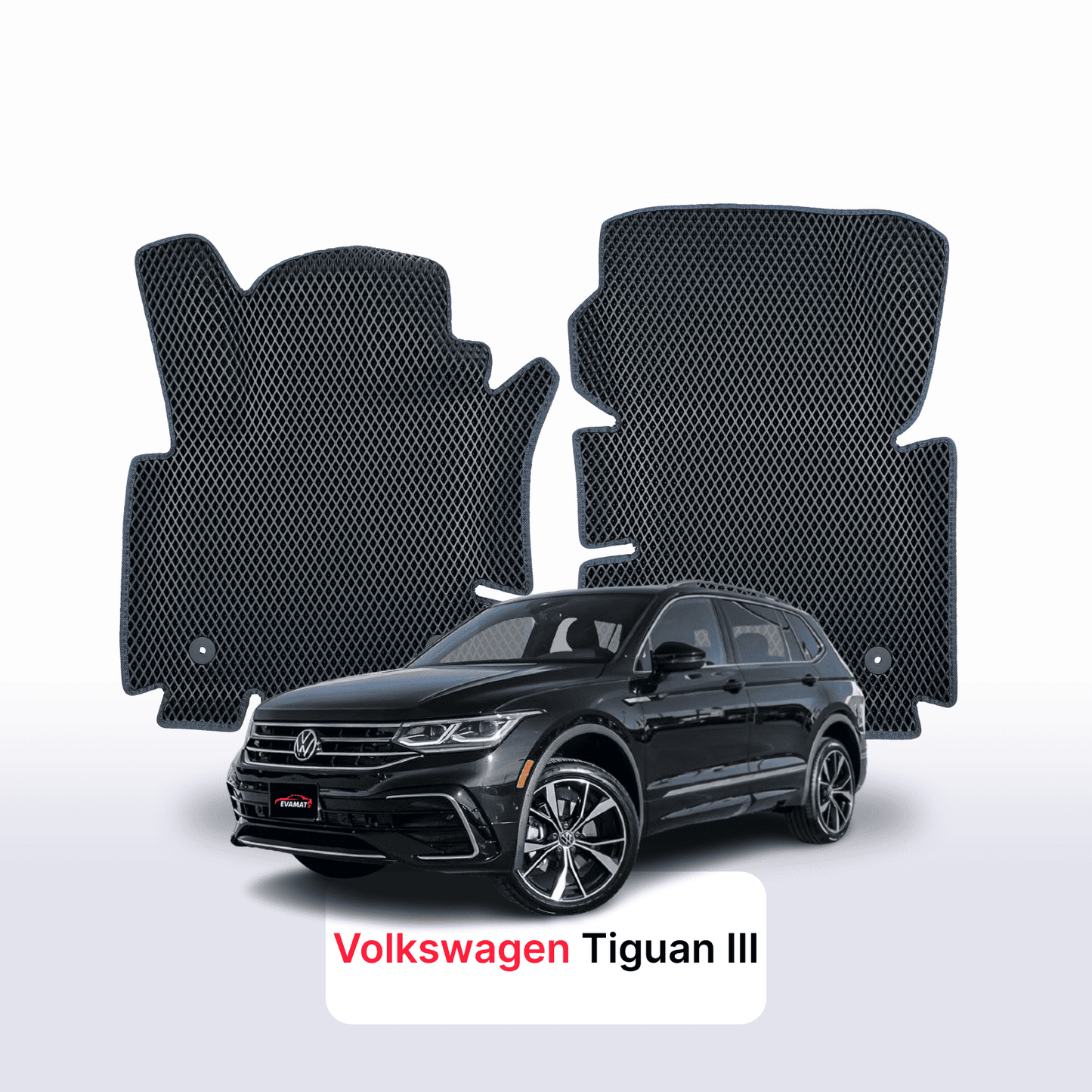 Автоковрики EVAMATS для позашляховика Volkswagen Tiguan III покоління 2024-2028