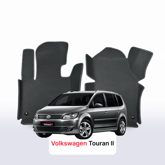 Dywaniki samochodowe 3D EVAMATS do Volkswagen Touran II gen 2010-2015 rok MINIVAN