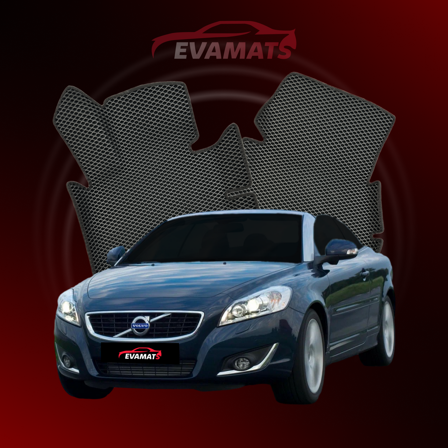 Автоковрики EVAMATS для Volvo C70 2 покоління 2005-2013 КАБРИОЛЕТ