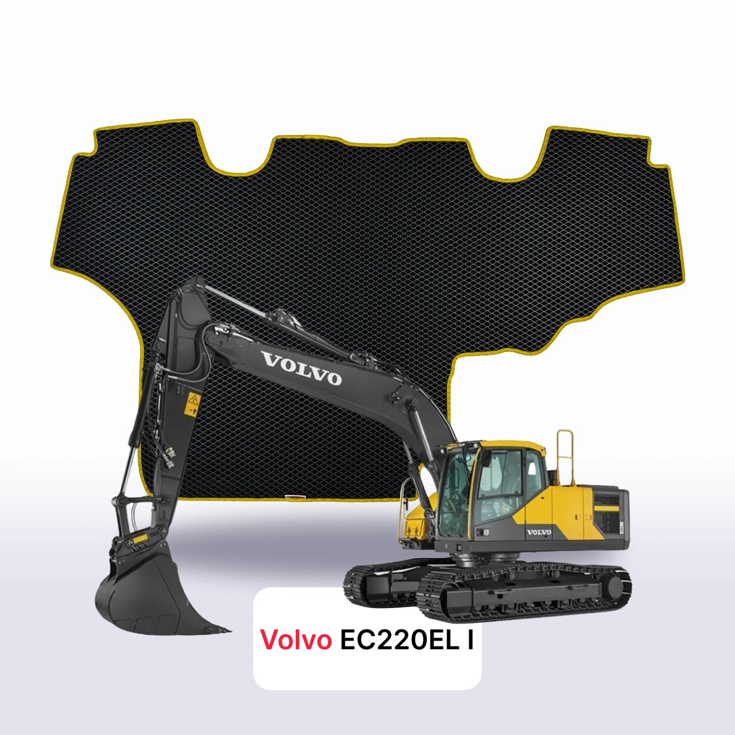 Автоковрики EVAMATS для Volvo EW160E 1-го поколения 2016-2018 года ЭКСКАВАТОР
