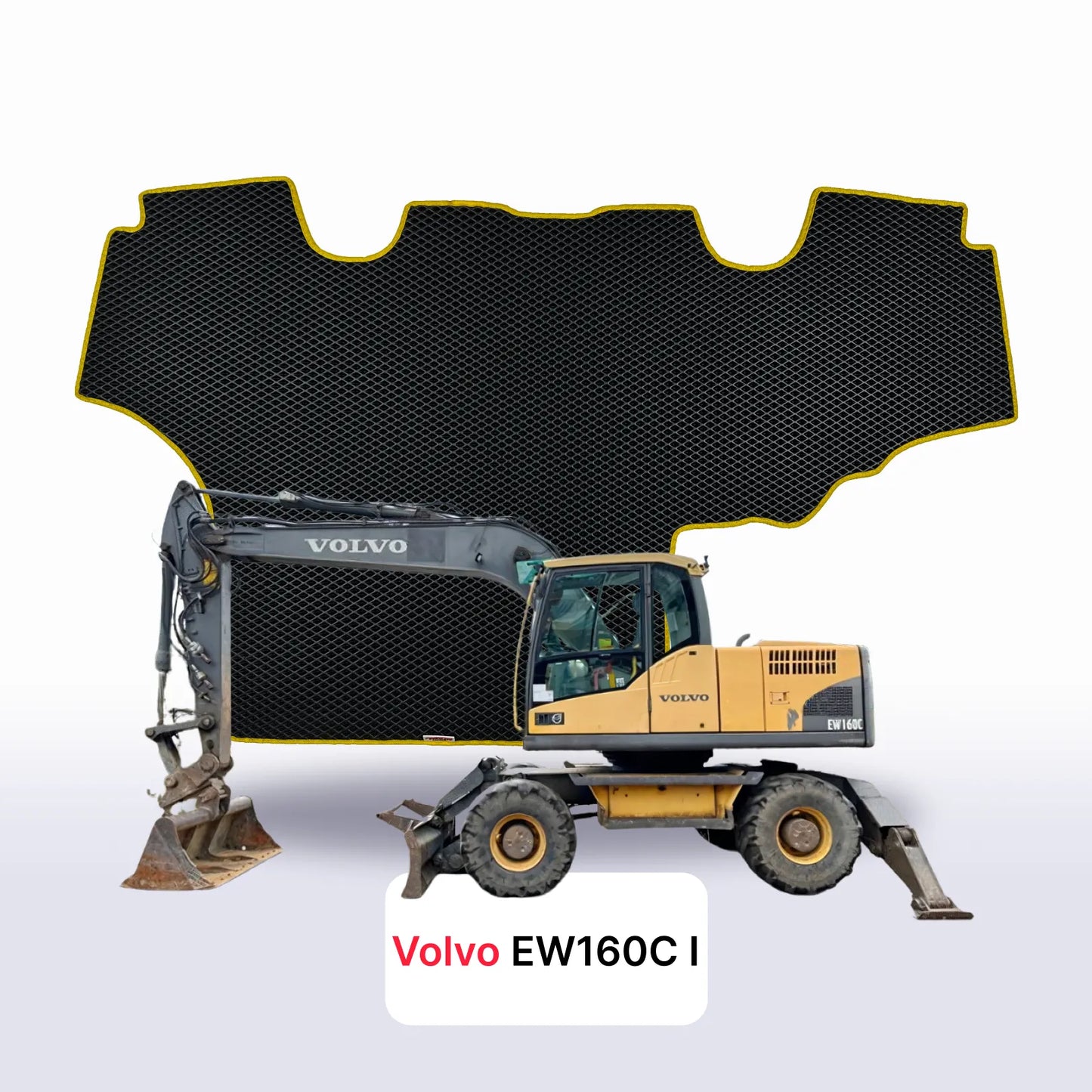 EVA Dywaniki samochodowe od EVA MATS 3D do Volvo EW160C 1 gen 2007-2012 rok KOPARKA