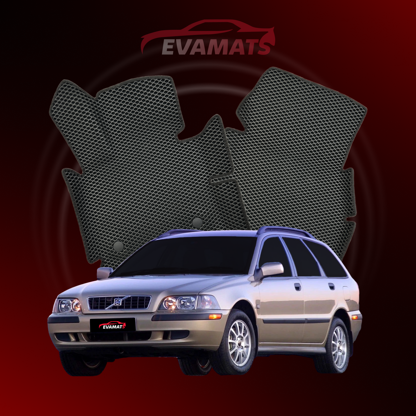 Dywaniki samochodowe EVAMATS do Volvo V40 1 gen 1995-2004 rok KOMBI