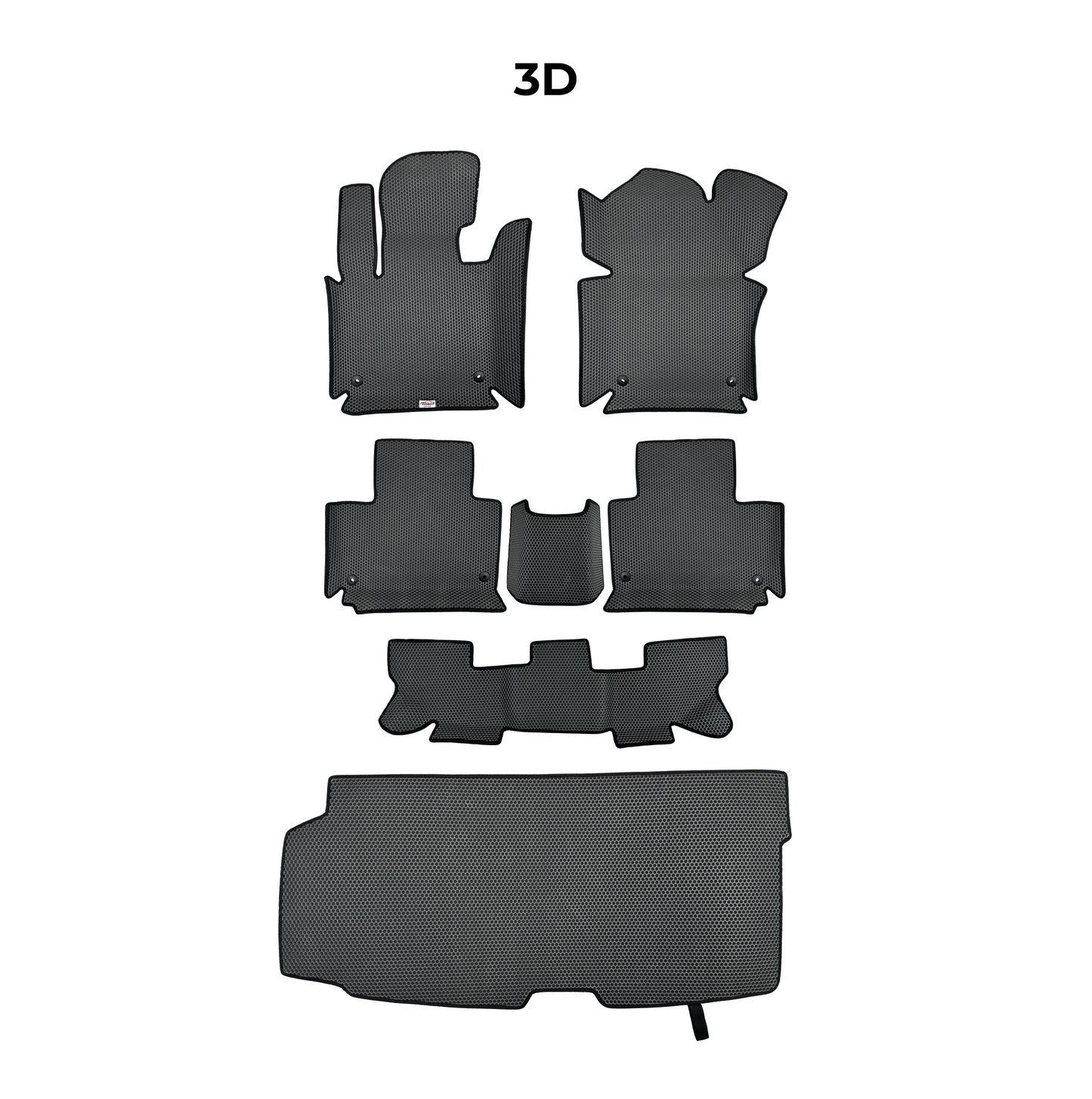 EVA Dywaniki samochodowe od EVA MATS 3D do Forthing V-Tour 1 gen 2024-2027 rok MINIVAN